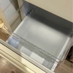 〈2024年10月購入・美品〉パナソニック 2ドア冷蔵庫 156L マットオフホワイト（2023年製）の画像