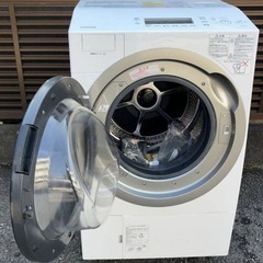 埼玉 東京都 配達設置無料 東芝ザブーンドラム式洗濯機洗濯 12kg乾燥7kgふんわりリッチ乾燥機能付18年の画像