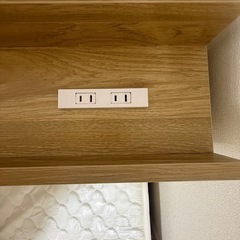 【3/13引渡し】収納付きダブルベット&マットレスの画像