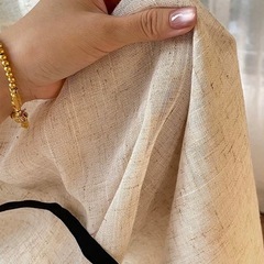 リネンカーテン2枚セット w3.1✖️h1.95の画像