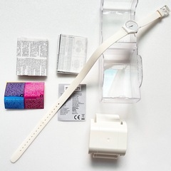 swatch レディース　腕時計　ホワイトの画像