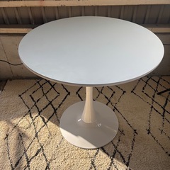 丸テーブル(ホワイト) R-091の画像