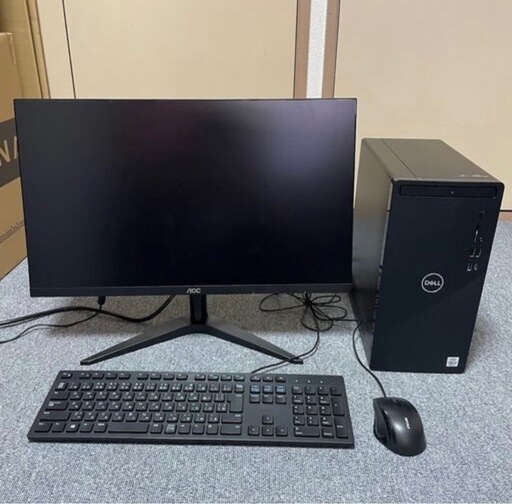 ゲーミングPCセット Dell Inspiron3881 i5-10400 GTX1660Super モニター付
