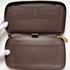 ルイ ヴィトン ダミエ ジッピー オーガナイザー ラウンドファスナー 長財布の画像