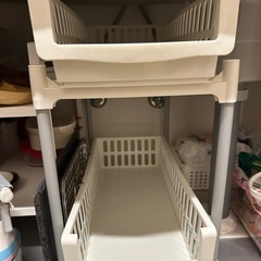 ニトリシンク下引き出し収納の画像