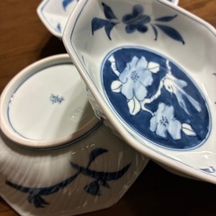 祥玉　椿と鳥　器3枚の画像