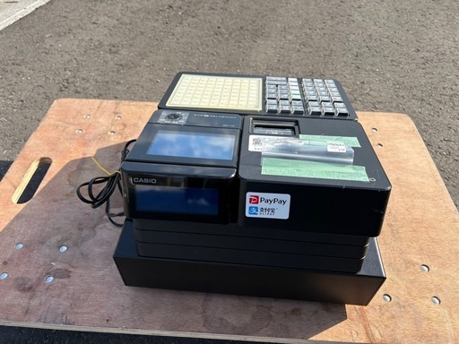 ■中古品 カシオレジスター SR-C550‐４SBK レジ 厨房 動作問題なし■