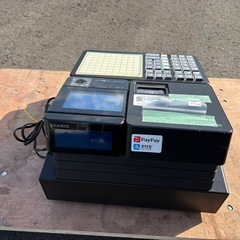 ■中古品 カシオレジスター SR-C550‐４SBK レジ 厨房 動作問題なし■の画像