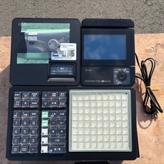 ■中古品 カシオレジスター SR-C550‐４SBK レジ 厨房 動作問題なし■の画像