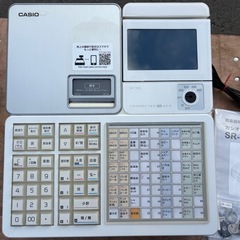 ■中古品 カシオレジスター SR-C550-4SWE  レジ 厨房 作問題なし■の画像
