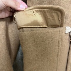 キャメル　コート　　ベージュ　　ダッフルコートの画像