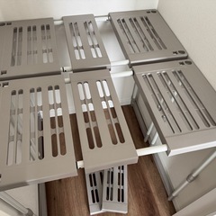 ピタッ！と伸びるん棚 トールタイプ  収納棚の画像