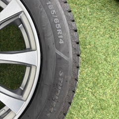 スタッドレスタイヤ 14インチ4本　ホイールセットの画像