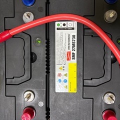 サブバッテリー鉛タイプ×2台　キャンピングカー等にどうぞの画像