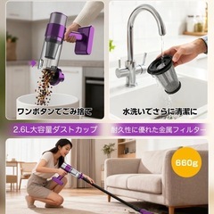 HOIBAI 2026改良進化モデル コードレス掃除機の画像