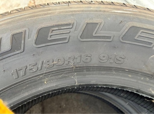 BRIDGESTONE DUCLCR H/L 175/80R16 91s4本セット