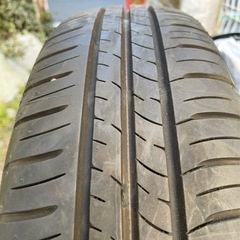 ハスラー純正15インチ アルミホイール＋タイヤ4本 2024年新車外し ほぼ未使用の画像