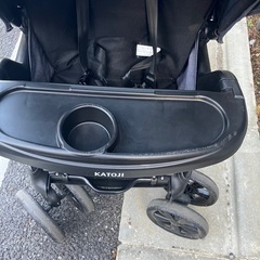 カトージ 二人乗りベビーカー 二人でゴーDXの画像