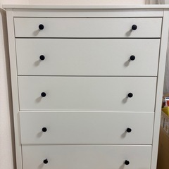 IKEA  チェスト　たんす　
白の画像