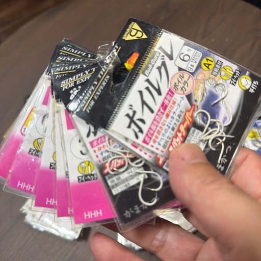 釣り針沢山