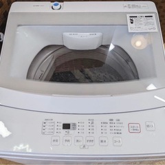 (送料無料) 2022年 極美品 6kg 洗濯機 ニトリ ガラストップ ①の画像