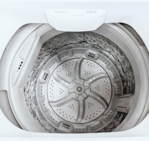 (送料無料) 2021年 極美品 6kg 洗濯機 ニトリ ガラストップ ①