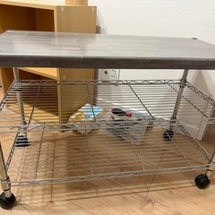 皆様に返信できずすみません！【お取引決定】スチールラック　リメイクあげますの画像