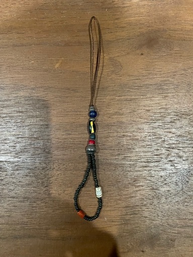 アンティーク　とんぼ玉　ストラップ