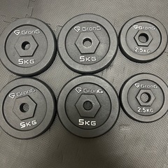 ベンチプレスセット一式、可変式ダンベル40キロ✖️2、プレート総合計155キロ、イージーバーの画像