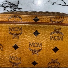 MCM ヴィセトス柄 クラッチバッグ セカンドバッグ ブラウンの画像
