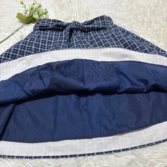 美品　春服スカート　ひざ丈フレアスカート　フリーサイズの画像