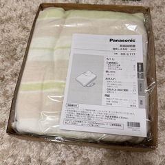新品 電気しき毛布 Panasonicの画像