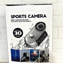 4Kアクションカメラ 新品 ウェアラブルカメラ 120度広角 ボディVlogの画像