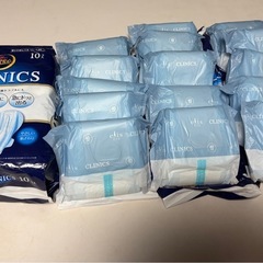 エリス　朝まで超安心　CLINICS クリニクス　過多月経用ナプキン　未開封　開封済合計25個　女性限定の画像