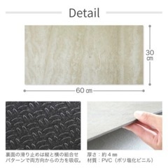 置くだけ フロアタイル（モルタルグレー） 27枚（3畳分）　の画像