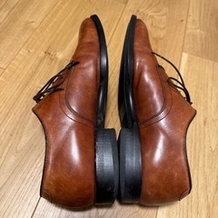 【美品】【24センチ】【木製シューキーパー付】リーガル REGAL プレーントゥ 10KRの画像