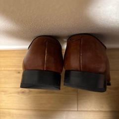 【美品】【24センチ】【木製シューキーパー付】リーガル REGAL プレーントゥ 10KRの画像