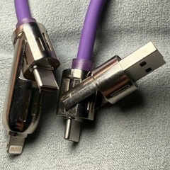 2日間限定割引⑤人気中の新品ケーブル2セット  スマホ　モバイルの画像