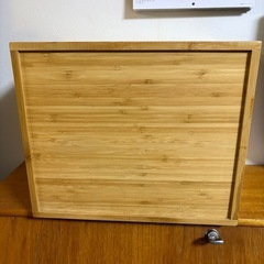 木製　卓上書類ケース A4サイズ対応　スライド　可動棚の画像