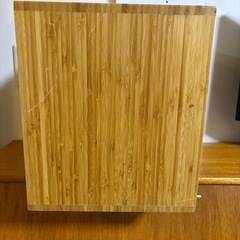 木製　卓上書類ケース A4サイズ対応　スライド　可動棚の画像