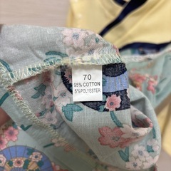 ベビー袴ロンパース　70センチの画像