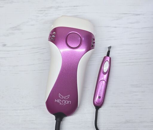 極美品】脱毛器 ケノン Ke-non 6.0 眉毛脱毛器付 シャインピンク (残