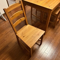 ダイニングテーブルセット 4人用 4脚付の画像