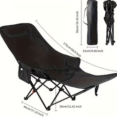 🉐リクライニング機能付き折り畳みチェアー❣️の画像