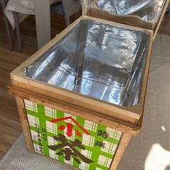 昭和レトロ茶箱【内部-ブリキ】の画像