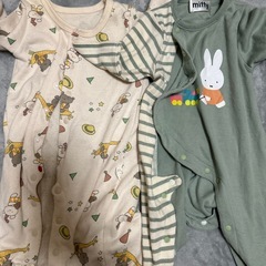 60~70 ベビー ロンパース の画像