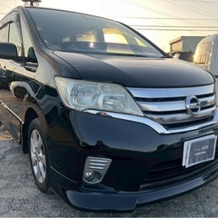 【支払総額19.8万円】訳ありセレナHWSVセレクション 車検令和9年2月 機関良好 フルセグTV BTオーディオ バックカメラ フリップダウンモニター 両側パワスラ  現車確認お願いします！の画像