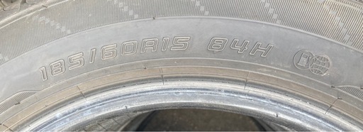 【お取引決まりました】DUNLOP 185/60R15 2025年製造 夏タイヤ　バリ山　