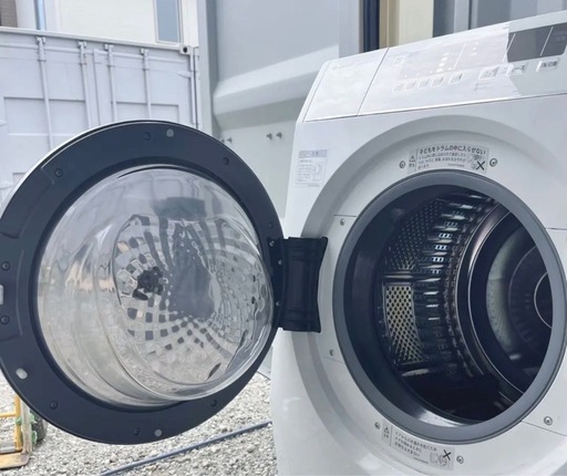 【全国最安値】?2022年製SHARPドラム式洗濯乾燥機　10kg ES-H10F 単身最適 配達無料