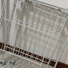 3段ラック　ホワイトの画像